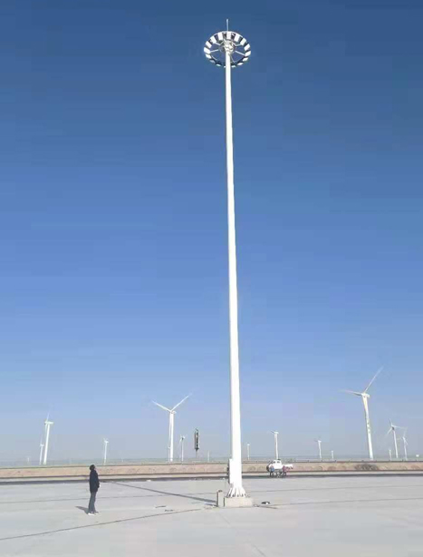 瓜州高速路服务区中宁高杆灯项目