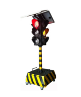 中宁太阳能移动信号灯