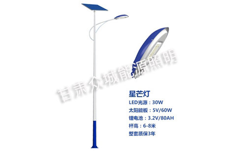 中宁太阳能路灯核心技术参数解读